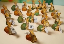 24x Osterhasen Osterhase Keramik bunt div. Motive ca. 7,5cm