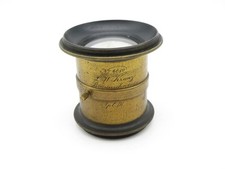 L.W. Kranz Braunschweig Apl. III No. 6050 Messing Brass Objektiv