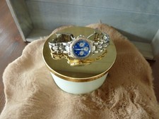 Fossil-Herrenuhr-Fossil blue-Unisex-90ziger-Star Master-Chronograph-Stahlarmband