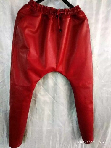 Herren leder rote - leder,