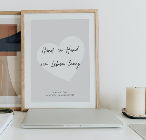 Poster personalisiert mit - personalisiert,