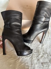 Prada Peep-Toe Plateau High