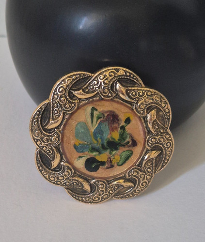 Vintage schalklammer blume - vintage,