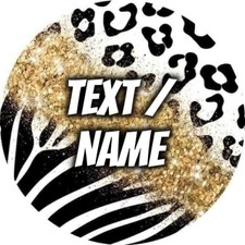 Leopard Tortenbild Party Deko