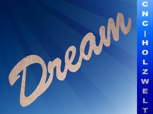 Große holz buchstaben - ", dream