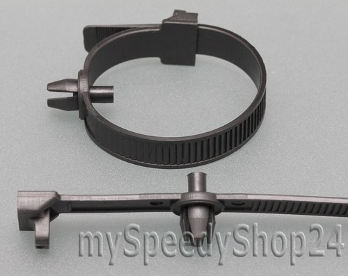 20x kabelbinder mit clips - kabelbinder,