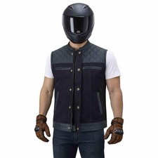 Herren Motorrad Weste Biker