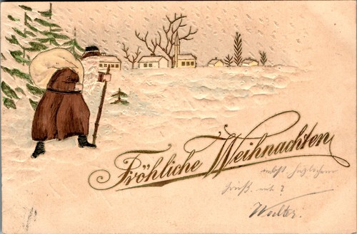 Weihnachten fröhliche - ak,