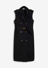 2-tlg Trenchkleid mit Gürtel