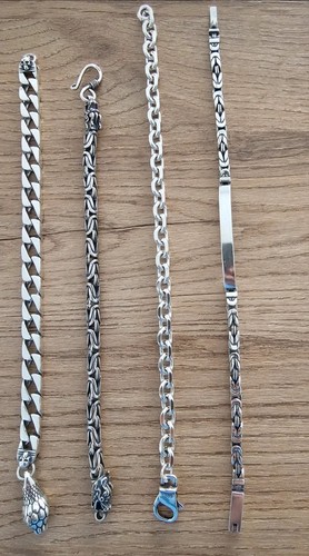 Armband silber 925 herren - silber,