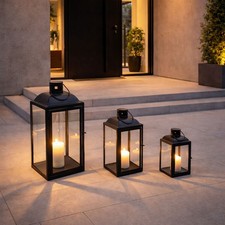 3tlg Gartenlaternen Set