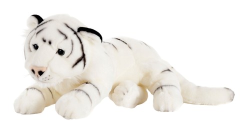 Weißer tiger plüschtier - weißer,