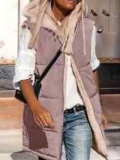 Weste mit Kapuze und Kunstfell Lila Violett NEU Gr.44/46