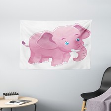 Elephant Nursery Wandteppich