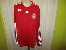 Dänemark "DBU" Nr.557 Adidas Langarm Spieler Version Trikot 2006-2007 Gr.XL Neu