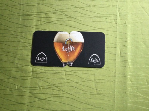 Bierdeckel brauerei leffe - brauerei,