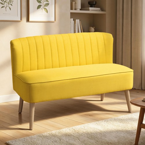 Homcom sofa sitzer - sofa, 2-sitzer