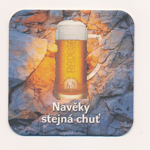 Bierdeckel tschechien radegast - bierdeckel,