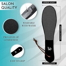 Fußraspel Feile Pediküre Hornhautentferner harte abgestorbene Haut Schrubber doppelseitig