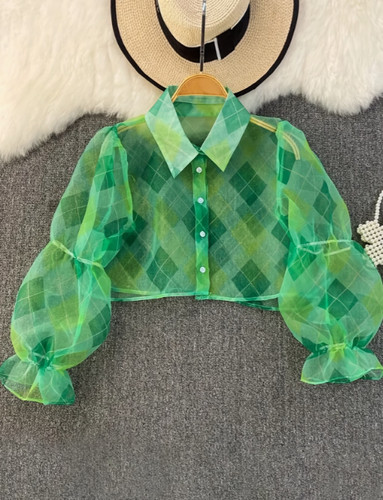 Schicke bluse transparent - bluse,