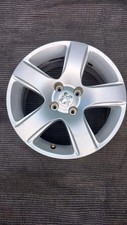 1x Alufelge 16 Zoll 7.0" 4x108 32ET Glanz Silber 9684880380 Peugeot 3008