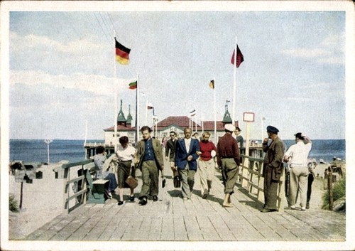 Ostseebad ahlbeck - ak,