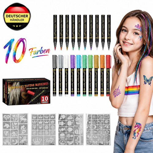 Farben tattoo stifte kinder - tattoo,