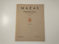 Mazas Zwölf kleine Duos für