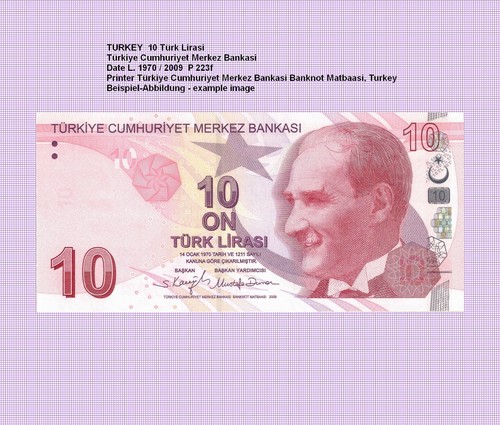 Türkei turkey 10 lira - ,