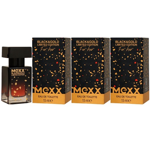 Mexx black gold - black, her