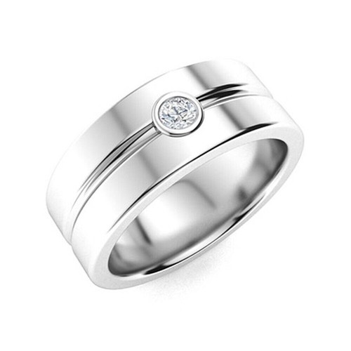 Massiver 14k wei gold - massiver, wei�gold
