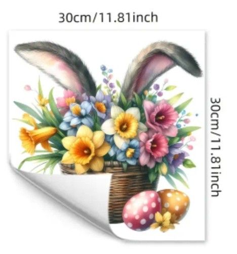 Frohe ostern fensterbild - frohe,