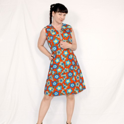Hippie vintage minikleid 38 - s,