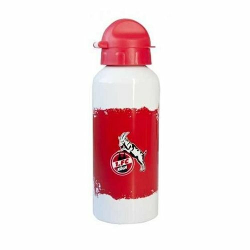 Alu trinkflasche rot weiss - -,