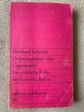 E.Schmidt: Ordnungsfaktor oder