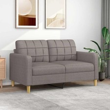 2 Sitzer Sofa in Taupe 140 cm
