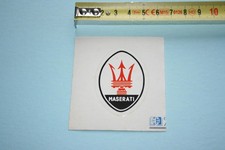 Original Auto Aufkleber Maserati  Emblem ca. 1981