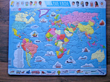 Larsen Die Erde Rahmenpuzzle 107 Teile