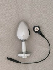 Anal / Vaginal Sonde Elektrode Edelstahl Reizstrom E-STIM ESTIM TENS EROSTEK  #5