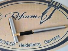 Reform Füller Patronenfüller "M" Edelstahl Mutschler Heidelberg 70er
