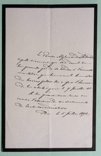 Autogramm baron alphonse - autogramm,
