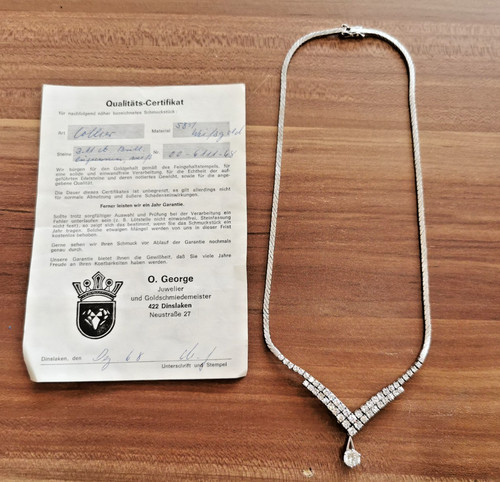 Weißgold 585 collier - 585, 3,11