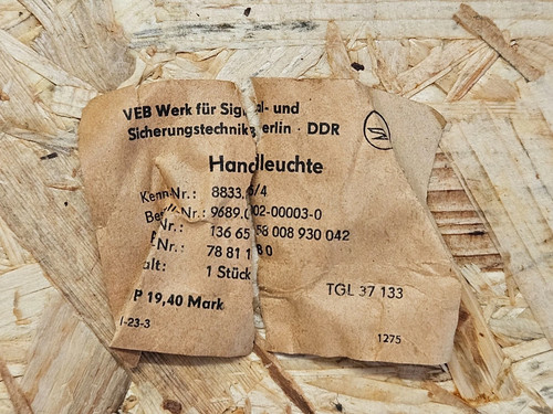 Handleuchte für kfz ddr - kfz,,