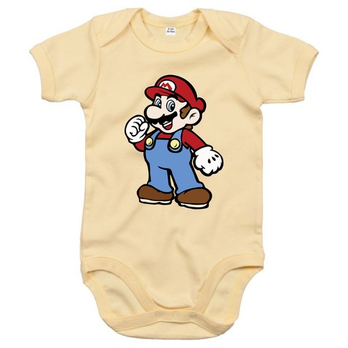 Strampler retro mario - mario, held
