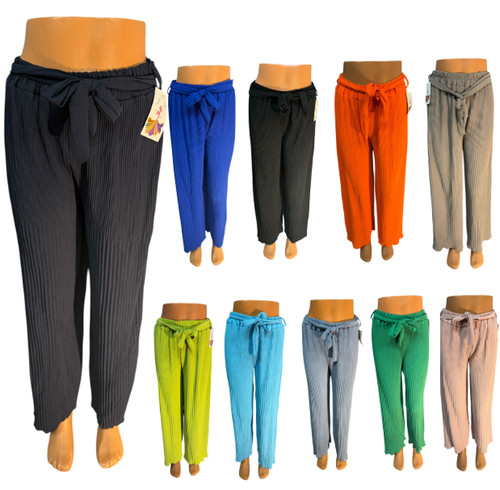 Damen plissee hose sommerhose - damen,