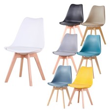 4er Set Tulpe Esszimmerstühle