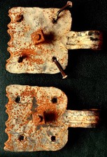 2 Alte Scharniere, geschmiedete ca. 200 Jahre alt