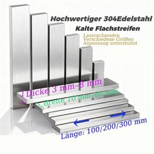 Blechstreifen Edelstahl Dick