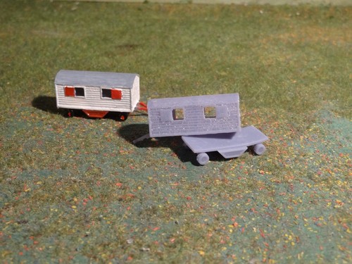 Circuswohnwagen spur n - 1,