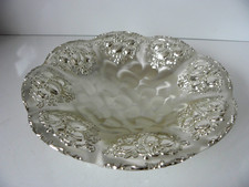 Versilberte Schale Gebäckschale WMF Ikora Obstrelief
